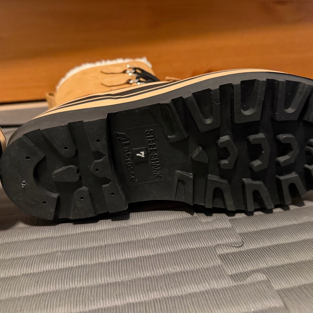 LaCrosse Tan and Black Boots - Picture 3 of 10